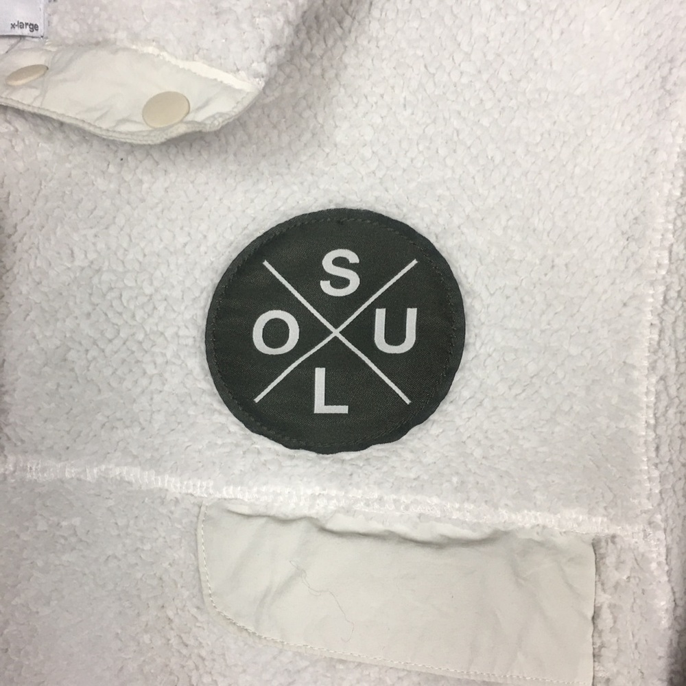 ❤️SOLD❤️SoulCycle Off White Pullover Sweatshirt - Picture 3 of 5